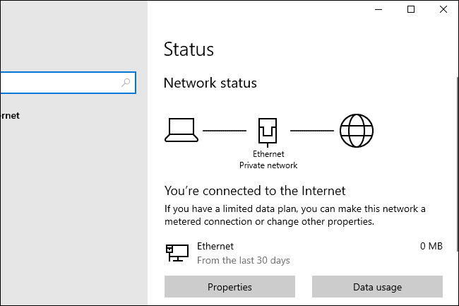 network status information