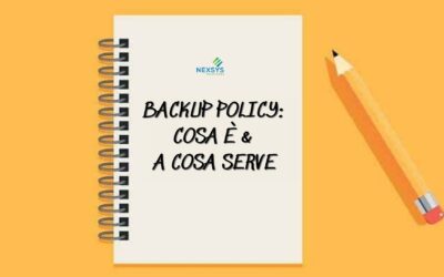 Backup Policy: cosa è a cosa serve