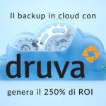 Il backup in cloud con Druva genera il 250% di ROI