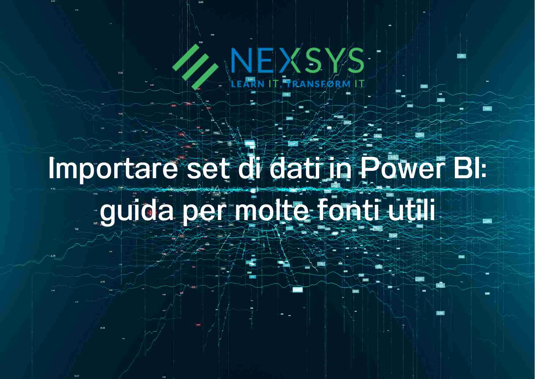Importare set di dati in Power BI: guida per molte fonti utili