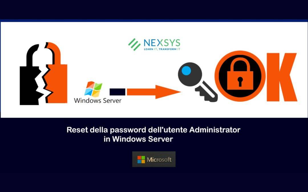 Reset password Administrator su Windows Server