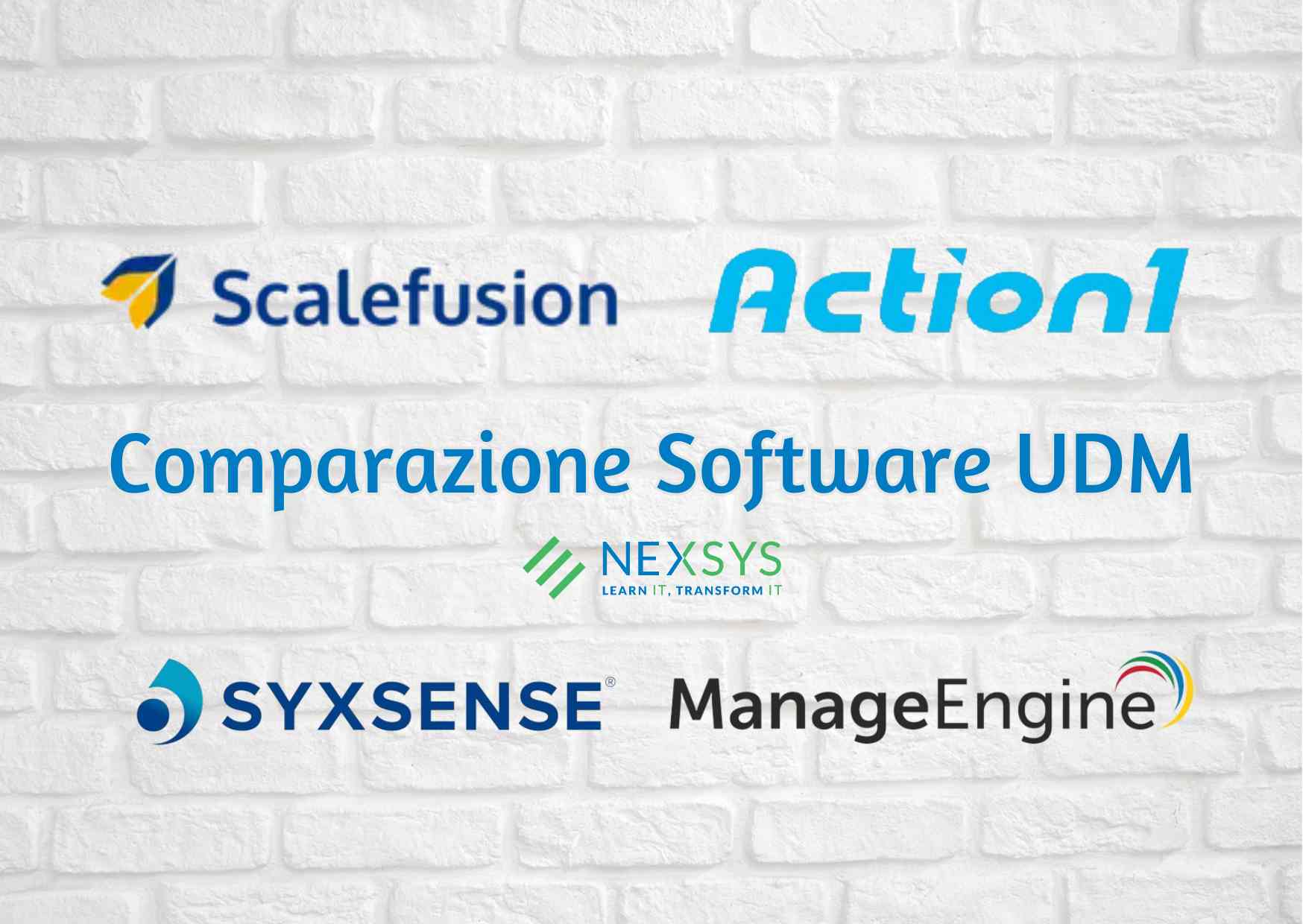 Comparazione Software UDM