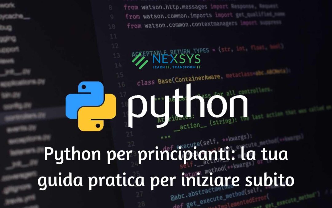 Python per principianti: la tua guida pratica per iniziare subito