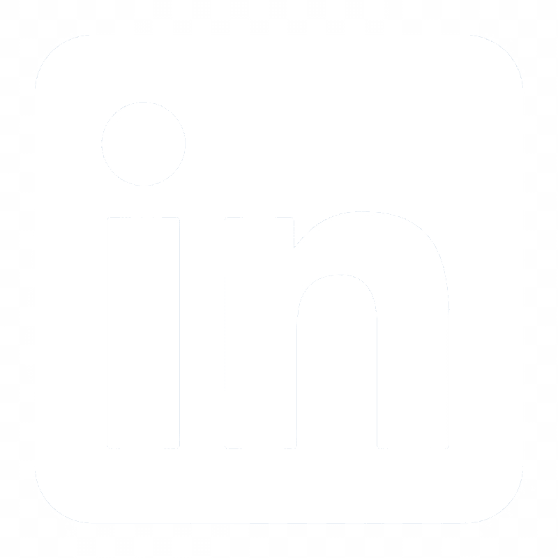 linkedin icon white