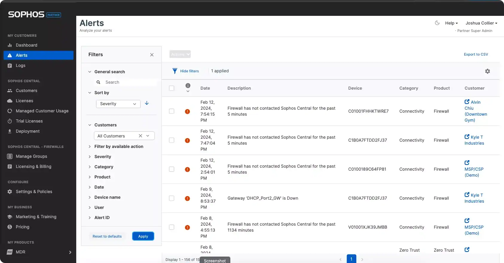 sophos platform