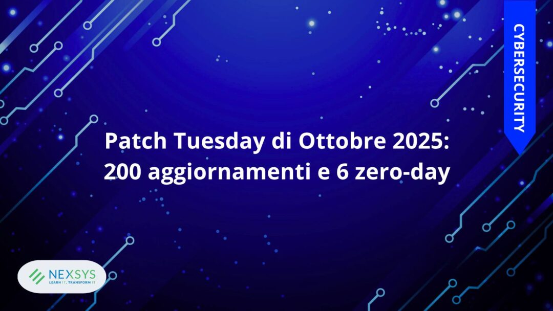 Patch Tuesday di Ottobre 2025: 200 aggiornamenti e 6 zero-day