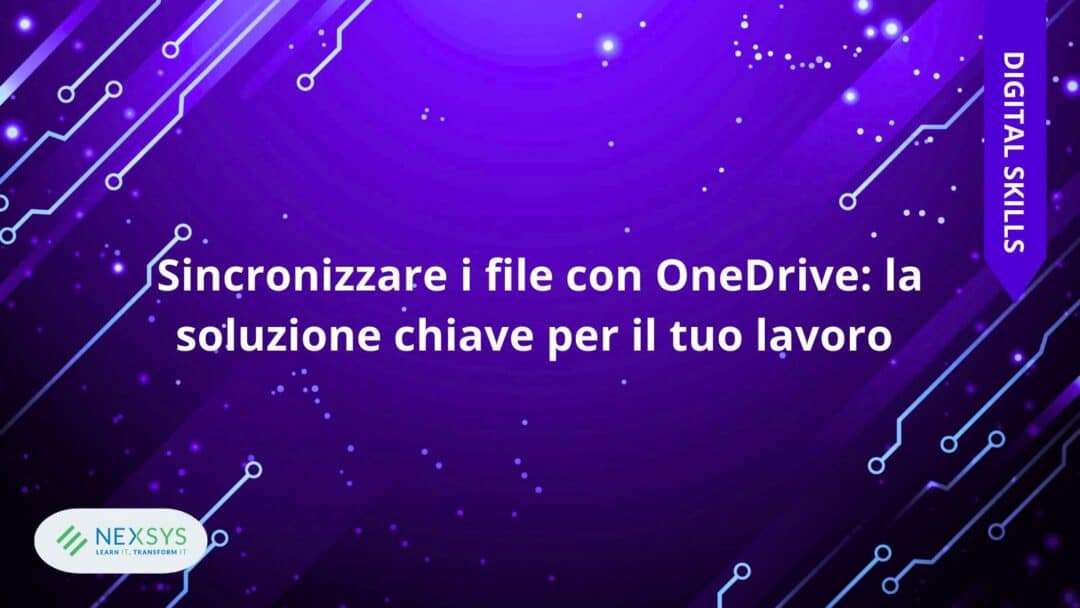Sincronizzare i file con OneDrive: la soluzione chiave per il tuo lavoro 