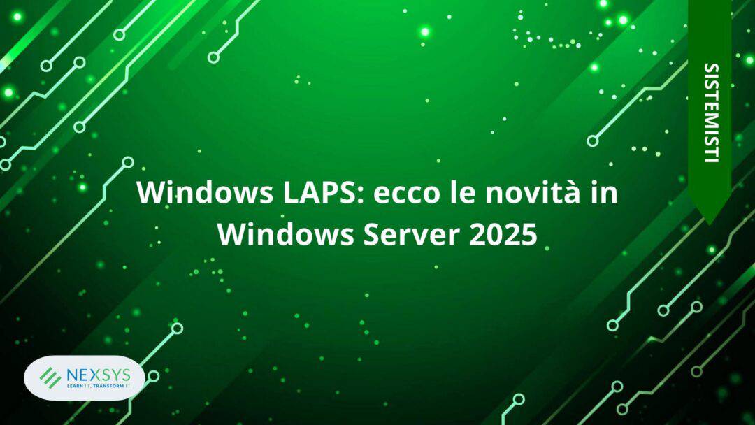 Windows LAPS: le novità in Windows Server 2025